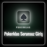 Pokerklas sorunsuz giriş için kullanılan bir laptop ekranı.