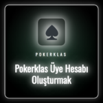 Pokerklas üye hesabı oluşturmak için kayıt formunu dolduran kullanıcı